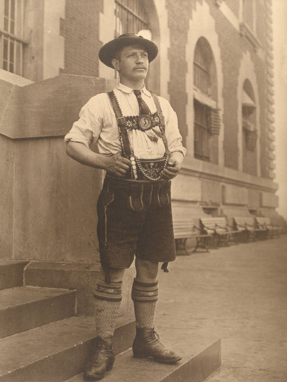 Bavarian man, Wilhelm Schleich, a miner from Hohenpeissenberg, Bavaria.